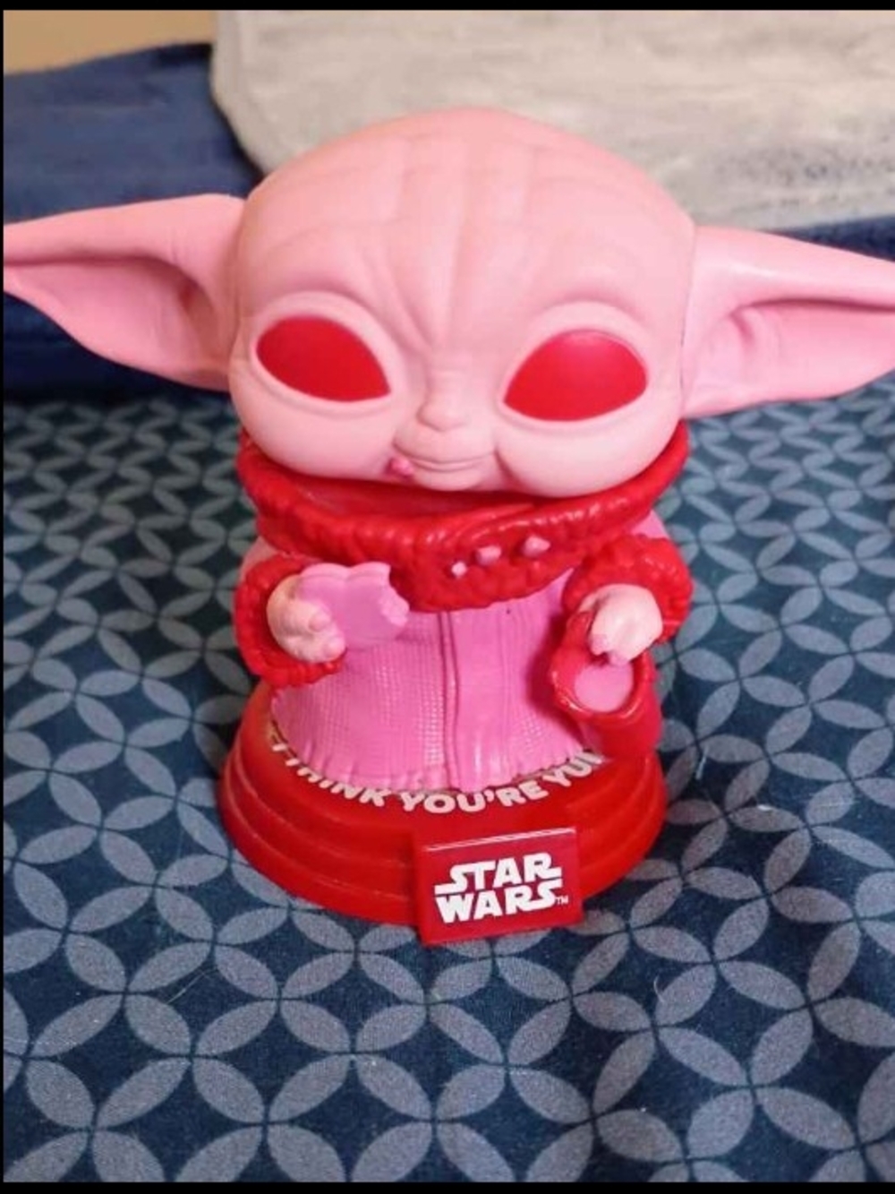 Funko Star Wars Grogu, Pink & Red Collectible. Logray Pez Dispenser.